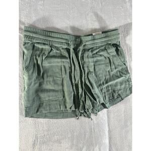 NWT - Style & Co Petite Pull-On Shorts Green - Size PETITE MEDIUM